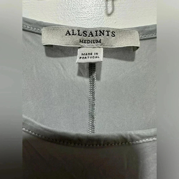 ALLSAINTS light gray Conley Dress NWOT Size Medium - Picture 5 of 10